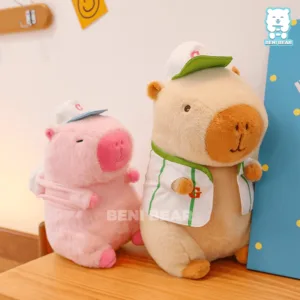 Chuột Bông Capybara Mặc Áo Bóng Chày