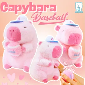 Capybara Hồng Rút Bóng