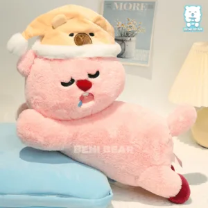 Hải Ly Loopy Nằm Đội Mũ Capybara