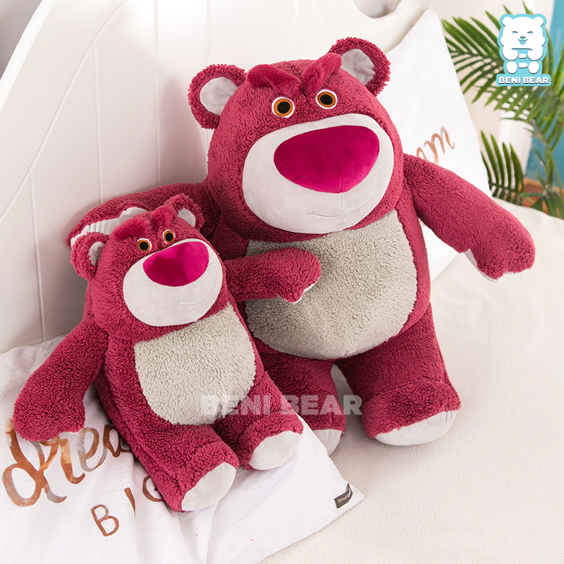 Gấu Lotso Xù Đỏ Đậm