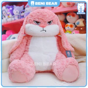 Cận cảnh Thỏ Quạu Hồng - Biểu cảm lạnh lùng nhưng lông nhung xoắn lại mềm vô đối!