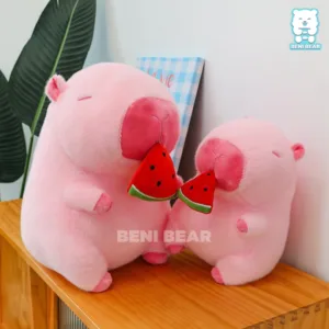 Chuột Bông Capybara Rút Dưa Hấu