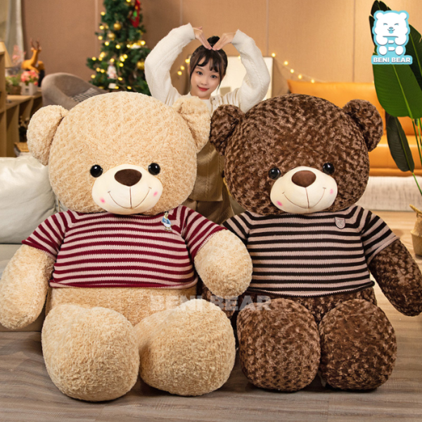 Gấu Teddy Lông Xoắn Vanila