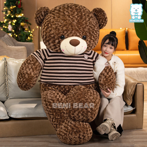 Gấu Teddy Lông Xoắn Socola