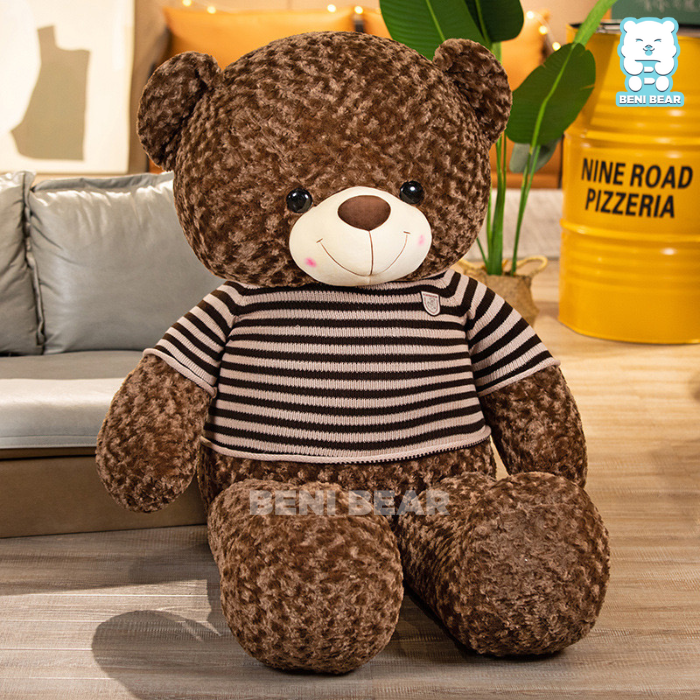 Gấu Teddy Lông Xoắn Socola