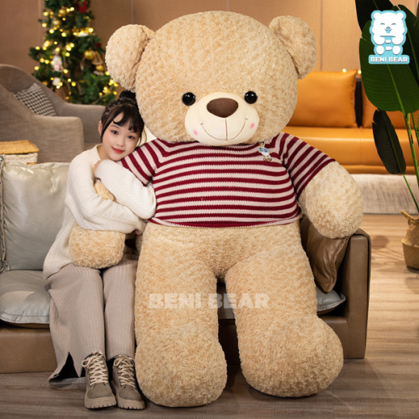 Gấu Teddy Lông Xoắn Vanila