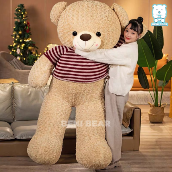 Gấu Teddy Lông Xoắn Vanila