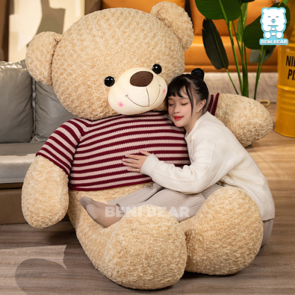 Gấu Teddy Lông Xoắn Vanila