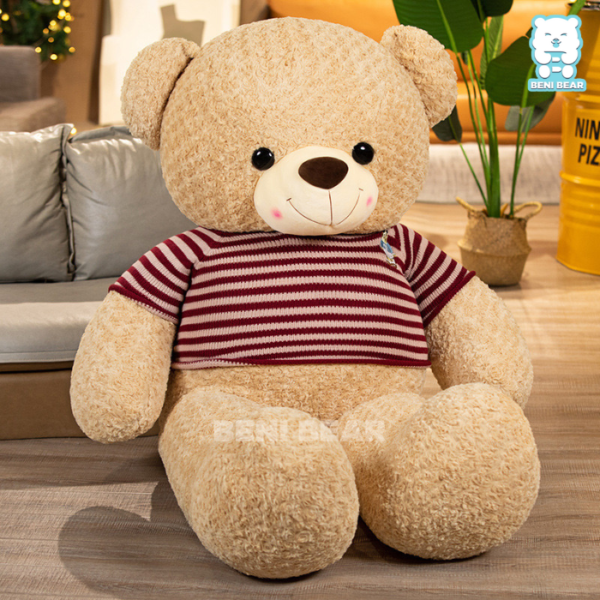 Gấu Teddy Lông Xoắn Vanila