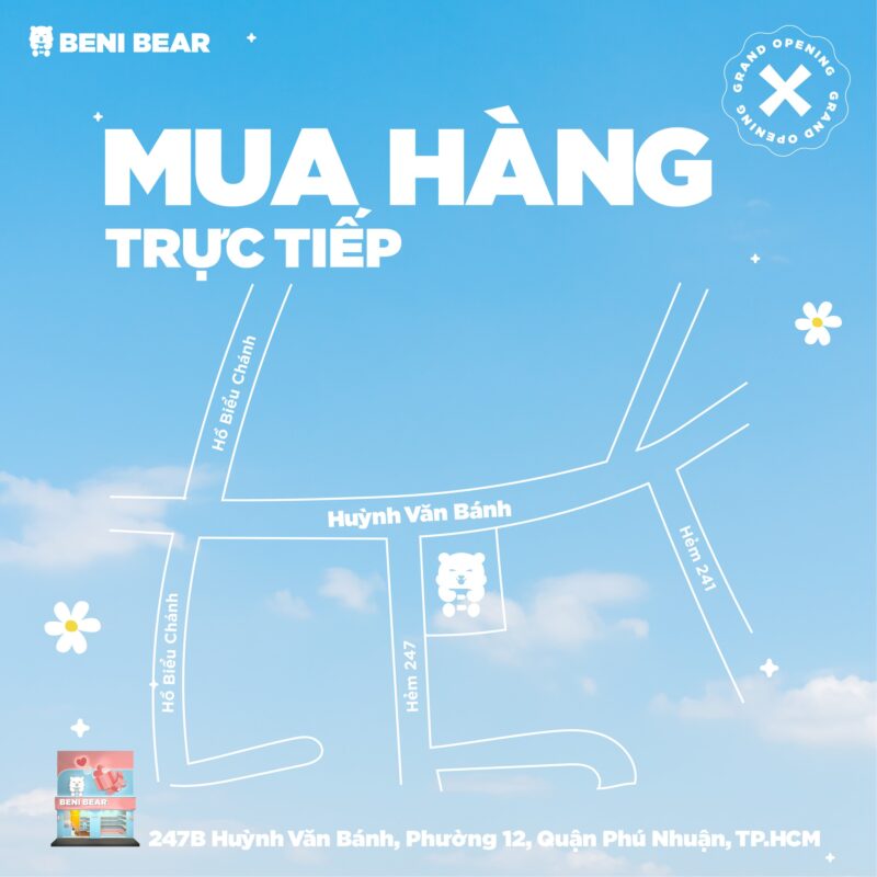 thông tin cửa hàng Beni Bear