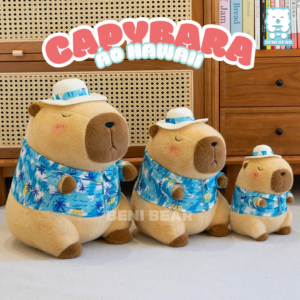 Chuột Capybara Đeo Phao Vịt, Mặc Áo Hawaii