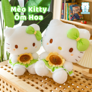 Mèo Kitty Mặc Váy Ôm Hoa