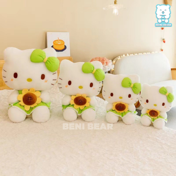 Mèo Kitty Mặc Váy Ôm Hoa