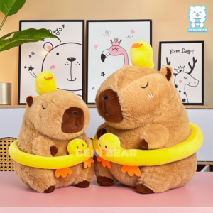 Chuột Capybara Mũ Vịt Đeo Phao