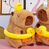 Chuột Capybara Mũ Vịt Đeo Phao