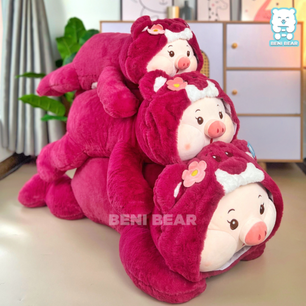 Heo Cosplay Lotso Nằm