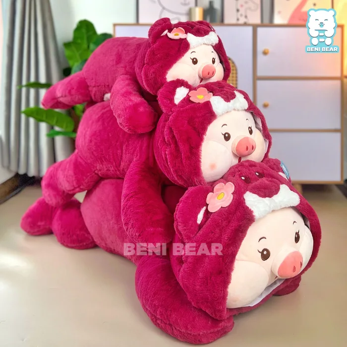 Heo Cosplay Lotso Nằm