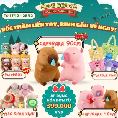 Gấu bông Capybara - Giáng Sinh Có Gấu Xinh Beni Bear