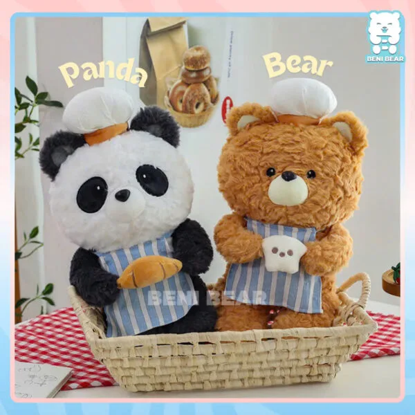 Gấu Bông Đầu Bếp – Món quà dễ thương dành cho tín đồ yêu bếp!