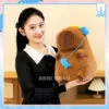 Capybara Đeo Tai Nghe - Gấu bông thư giãn, dễ thương, mềm mại