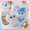 Gấu bông Thỏ SnowBall Mặc Pijama kích thước 40cm – Phù hợp làm quà tặng, ôm ngủ cực dễ thương.