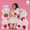 Các kích cỡ của gấu bông Thỏ Trắng Ôm Dâu Tây – Quà tặng đáng yêu cho mọi lứa tuổi