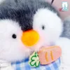 Cận cảnh mặt Jooki Cánh Cụt – mũi cam, mắt tròn đen và chi tiết thêu tay sắc nét