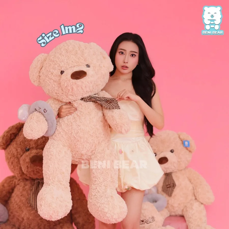 Gấu Teddy 1m2 – Màu kem