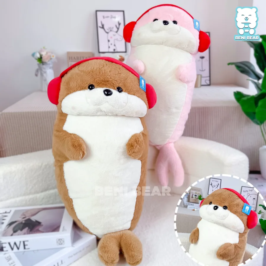 💖 Chiếc tai nghe xinh xắn làm điểm nhấn khiến rái cá trở thành món quà “tình yêu dễ thương”
