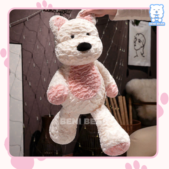 🐻 Gấu Trắng: dễ thương, dáng ngồi mũm mĩm