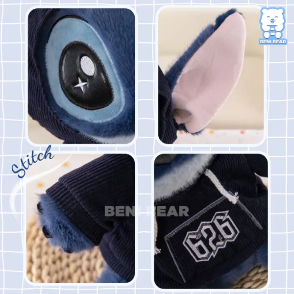 💙 Biểu cảm Stitch dễ thương, thân thiện – không còn “nghịch phá”
