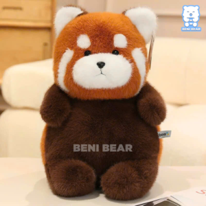 Gấu Đỏ rực rỡ với khuôn mặt béo ụ luôn nè
