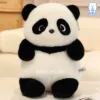 Gấu Trúc trắng đen tròn vo, ánh mắt ngơ ngác dễ thương không tưởng