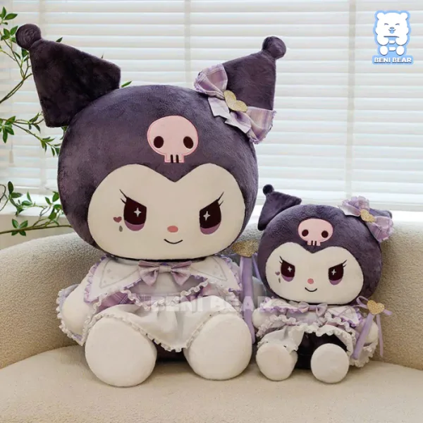 🎀Kuromi Váy Tím Đeo Nơ : Thiết kế váy tím + nơ cổ xinh xắn, mang vibe tiểu thư ngọt ngào