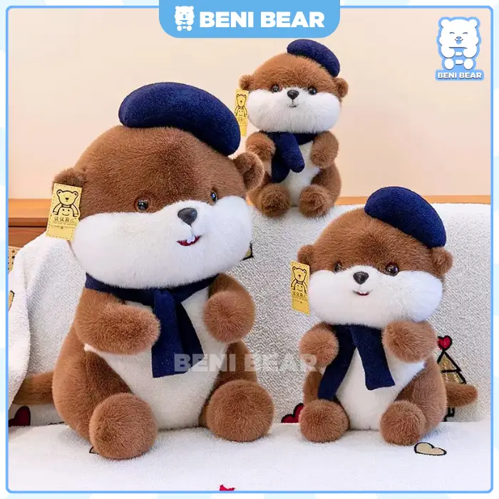 Gấu Bông Hải Ly - Màu nâu