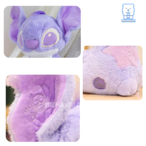 Tai thêu hình nhân vật Stitch – chi tiết cao cấp, không phai sau giặt
