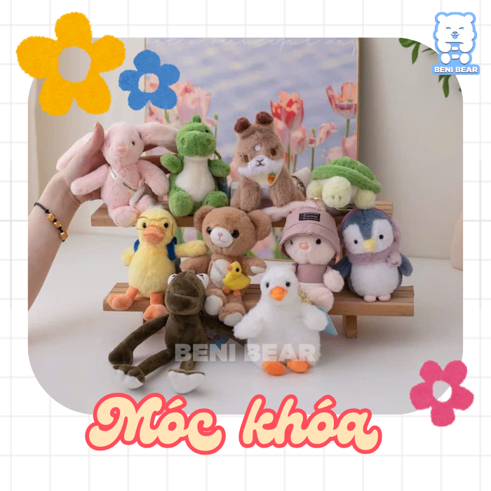 Móc khóa hoạt hình : Quà tặng nhỏ xinh cho bạn bè, người yêu, trẻ nhỏ