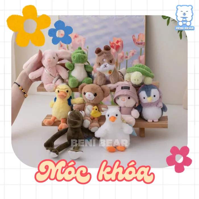 Móc khóa hoạt hình : Quà tặng nhỏ xinh cho bạn bè, người yêu, trẻ nhỏ