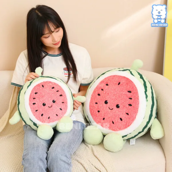 Gấu Bông Quả Dưa Hấu Baby với chất lông siêu mềm mịn