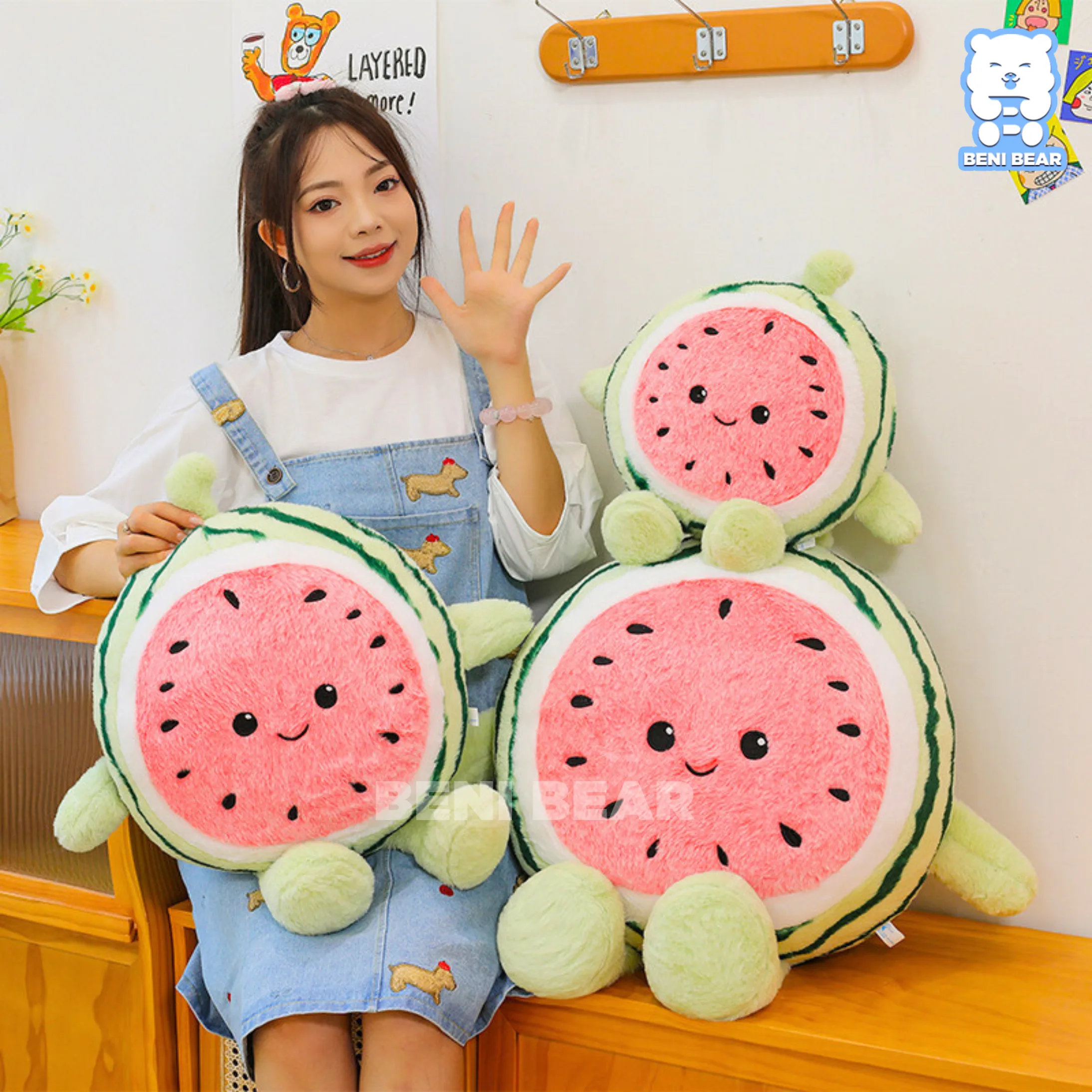 Gấu Bông Quả Dưa Hấu Baby siêu cưng