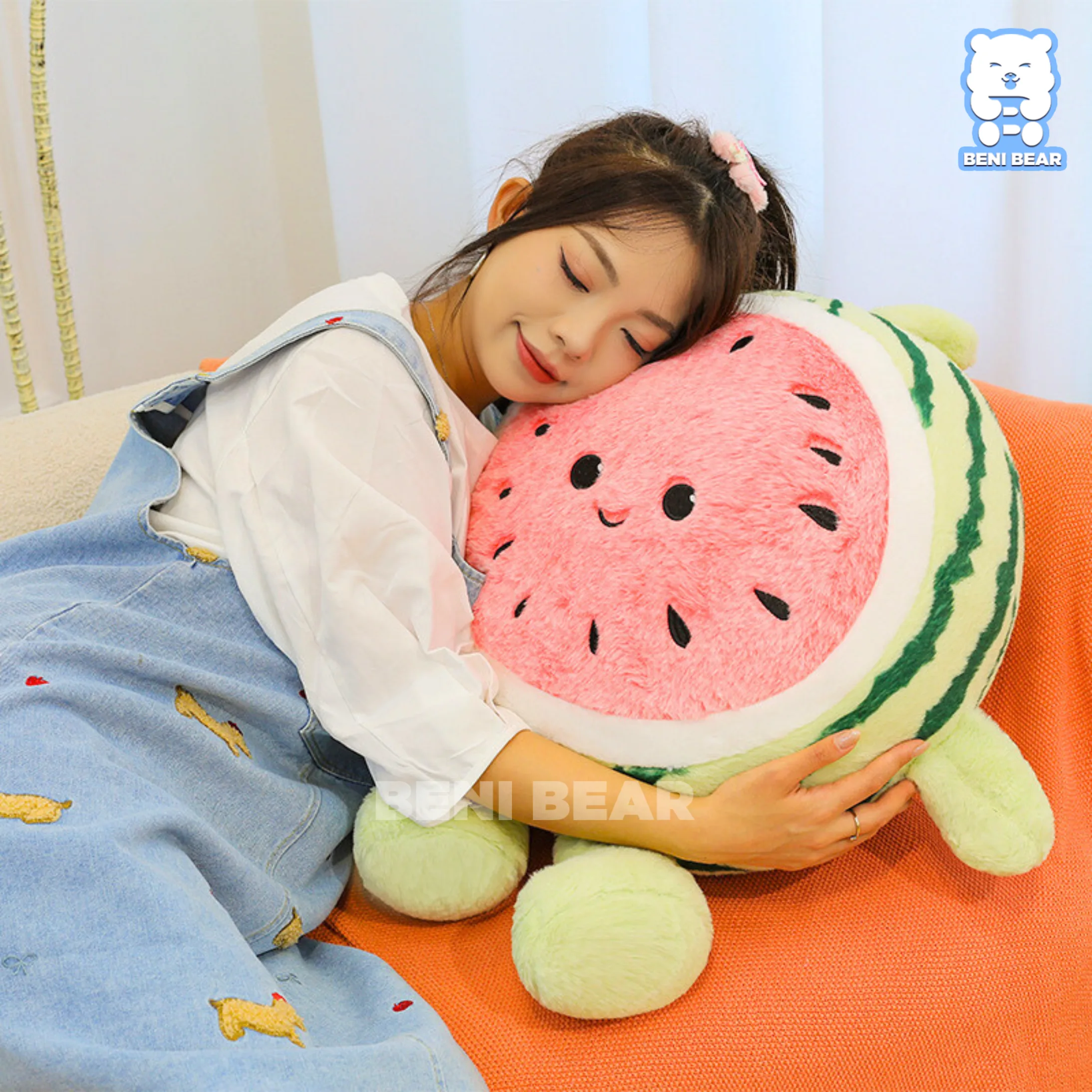 Gấu Bông Quả Dưa Hấu Baby siêu mềm mịn