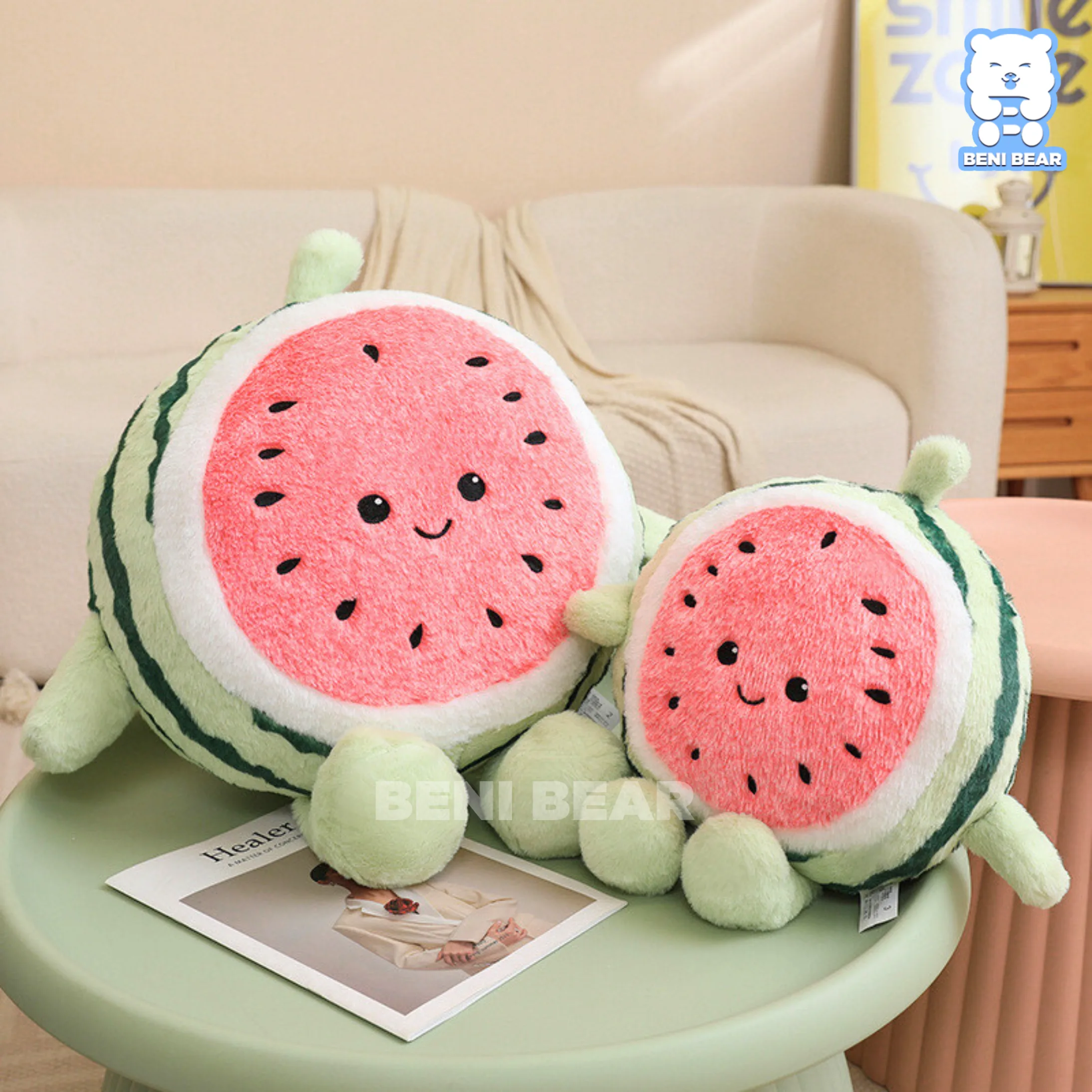 Gấu Bông Quả Dưa Hấu Baby ngộ nghĩnh, không kém phần xinh xắn