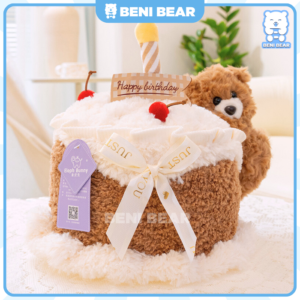 Bánh Kem Gấu Nâu: Món quà ngọt ngào, ấm áp cho mọi dịp đặc biệt.