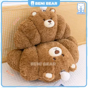 Gối Gấu Bông Bánh Mì: Lựa chọn hoàn hảo để trang trí phòng ngủ hoặc làm quà tặng.