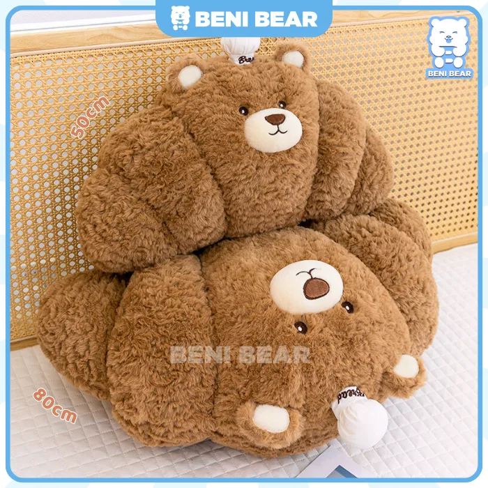 Gối Gấu Bông Bánh Mì: Lựa chọn hoàn hảo để trang trí phòng ngủ hoặc làm quà tặng.