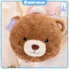 Gối Tựa Gấu Nâu: Giúp giảm mỏi lưng, thêm niềm vui cho không gian của bạn.
