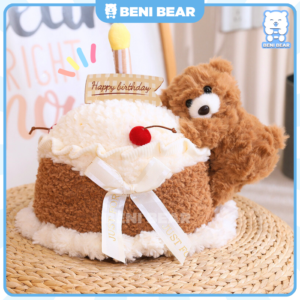 Bánh Kem Gấu Nâu: Món quà ngọt ngào, ấm áp cho mọi dịp đặc biệt.