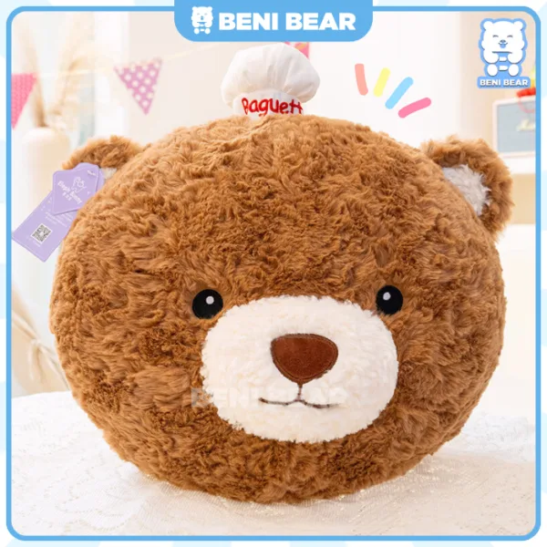 Gối Tựa Lưng Gấu Nâu: Người bạn đồng hành êm ái, đáng yêu.