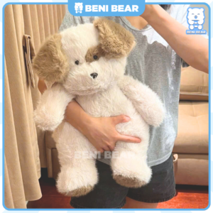Ôm trọn Chó Kem - Cảm giác mềm mại, ấm áp như thú cưng thật. Lý tưởng làm gối ôm ngủ.