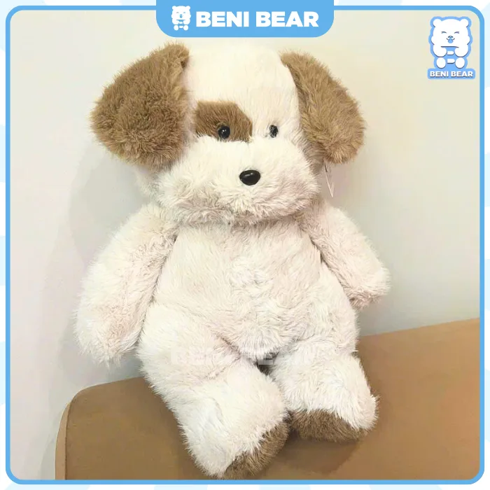 Gấu bông Chó Kem Tai Nâu với chất lông tuyết siêu mềm mịn - Quà tặng sinh nhật dễ thương và ý nghĩa.
